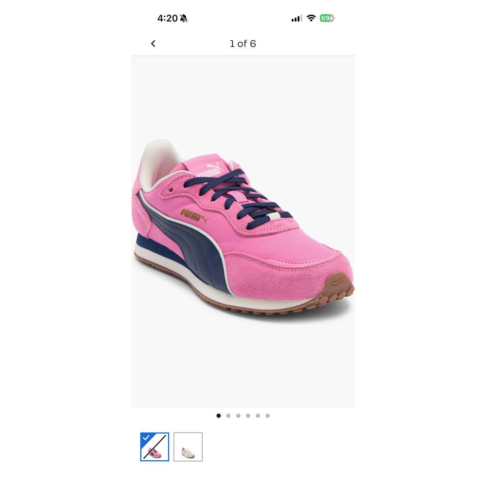 NWT PUMA St. Miler Sneaker-Posie Pink/ Persian Blue/ Gum- size 9